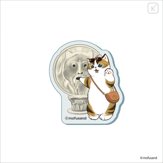 Japan Mofusand Acrylic Clip - Mofumofu Journey Mouth of Truth - 1