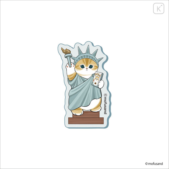 Japan Mofusand Acrylic Clip - Mofumofu Journey Statue of Liberty - 1