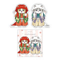 Japan Mofusand Sticker Set - Mofumofu Journey Kabuki Cat - 1