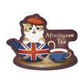 Japan Mofusand Shiny Foil Stamp Sticker - Mofumofu Journey Afternoon Afternyan Tea - 1