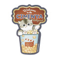 Japan Mofusand Shiny Foil Stamp Sticker - Mofumofu Journey Popcorn Cat - 1