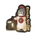 Japan Mofusand Shiny Foil Stamp Sticker - Mofumofu Journey Soldier Cat Roman Army - 1