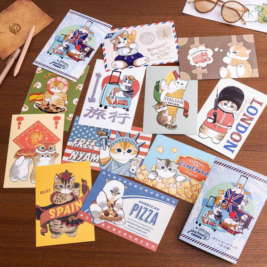 Japan Mofusand Postcard Set - Mofumofu Journey - 2