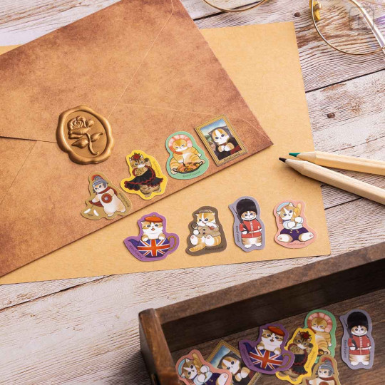 Japan Mofusand Flake Sticker - Mofumofu Journey A - 2