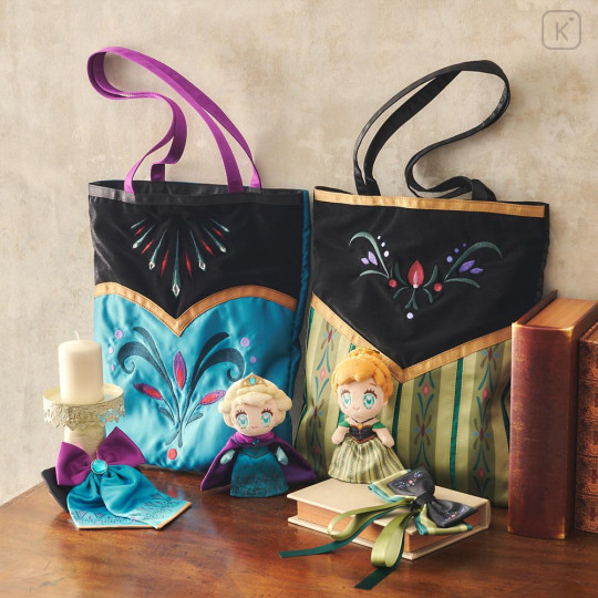 Japan Disney Store Plush Mascot Keychain - Elsa : Tiny Frozen - 5