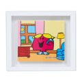 Japan Sanrio Secret Frame Magnet - Mr. Men & Little Miss : Blind Box A - 3