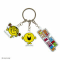 Japan Sanrio Triple Acrylic Keychain - Mr. Men & Little Miss : Happy Sunshine - 1