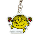 Japan Sanrio Triple Acrylic Keychain - Mr. Men & Little Miss : Happy Sunshine - 2