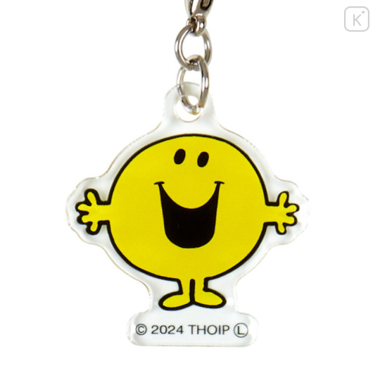 Japan Sanrio Triple Acrylic Keychain - Mr. Men & Little Miss : Happy Sunshine - 3