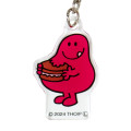 Japan Sanrio Triple Acrylic Keychain - Mr. Men & Little Miss : Greedy Princess - 3