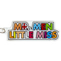 Japan Sanrio Triple Acrylic Keychain - Mr. Men & Little Miss : Greedy Princess - 4