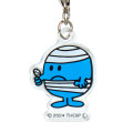 Japan Sanrio Triple Acrylic Keychain - Mr. Men & Little Miss : Tickle Bump - 2