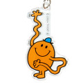 Japan Sanrio Triple Acrylic Keychain - Mr. Men & Little Miss : Tickle Bump - 3