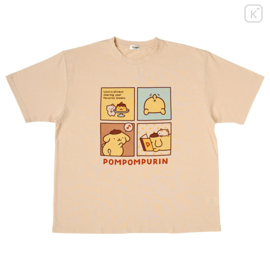 Japan Sanrio Original Oversized T-shirt - Pompompurin - 1