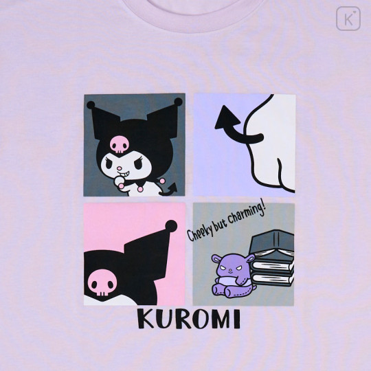 Japan Sanrio Original Oversized T-shirt - Kuromi - 2