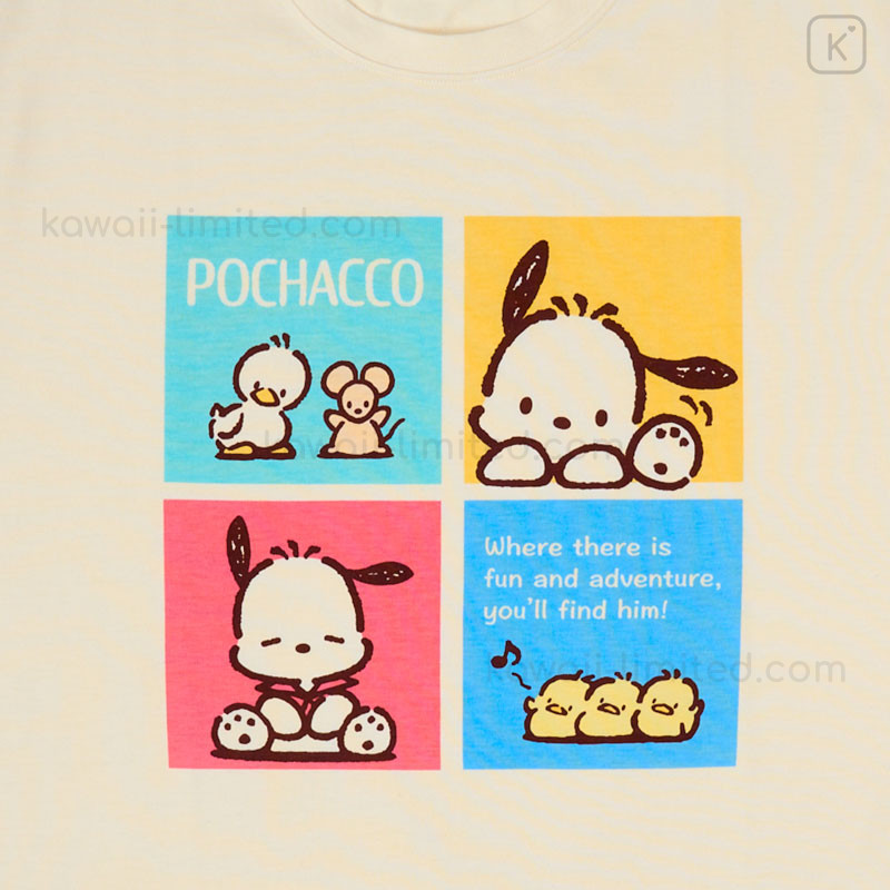 Japan Sanrio Original Oversized T-shirt - Pochacco | Kawaii