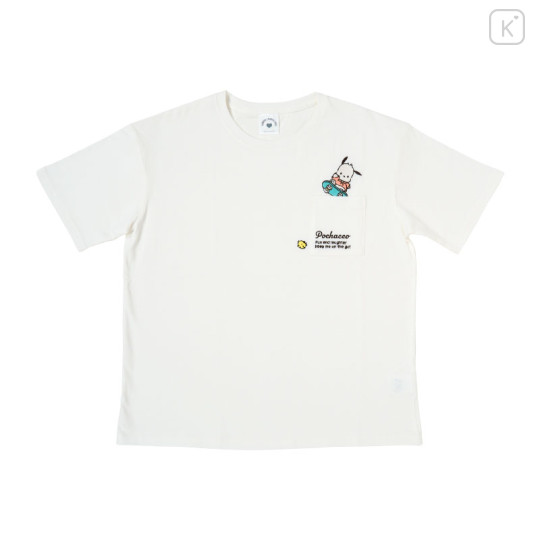 Japan Sanrio Original Cotton Loose T-shirt - Pochacco - 1