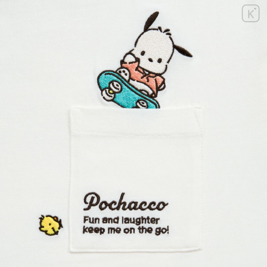 Japan Sanrio Original Cotton Loose T-shirt - Pochacco - 2