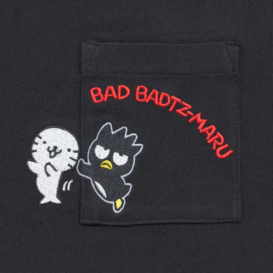 Japan Sanrio Original Cotton Loose T-shirt - Badtz-maru - 2