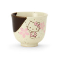 Japan Sanrio Mino Ware Teacup - Hello Kitty : Cherry Blossoms - 1
