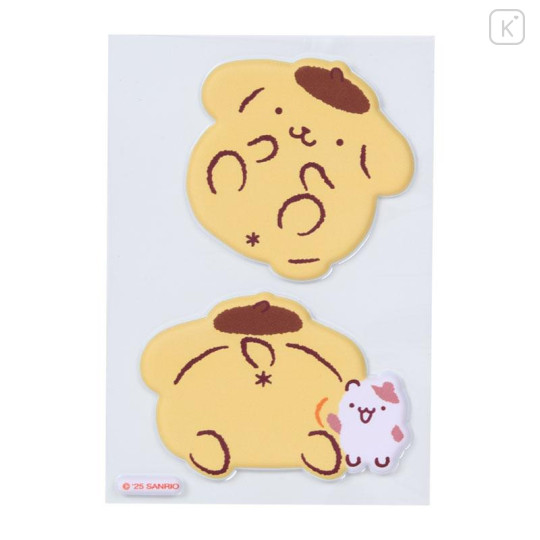 Japan Sanrio Original Sticker Set - Pompompurin : Muffin Friendly Time - 4