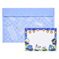 Japan Sanrio Summer Message Card with Bamboo Fan - Hapidanbui Boys - 3