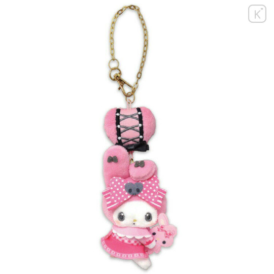 Japan Sanrio Mascot Bag Charm - My Melody : My Melody 50th & Kuromi 20th Anniversary Fruits Apple Pink - 1