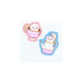 Japan Chiikawa Embroidery Sticker - Chiikawa & Hachiware : Wonder Tea Time - 2