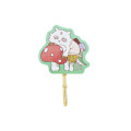 Japan Chiikawa Wooden Magnet Hook - Anoko : Wonderland - 1