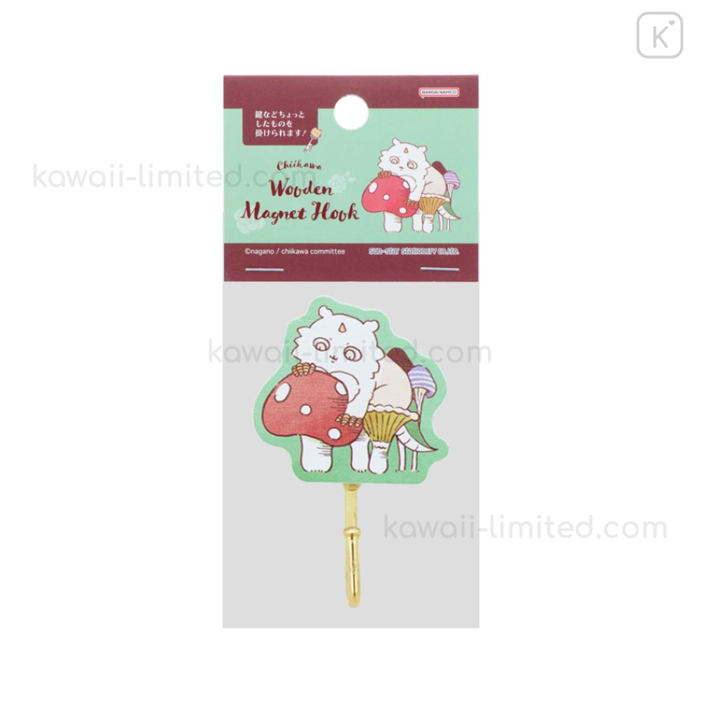 完璧 Hook Magnet Wooden Chiikawa Japan - Wonderland : Anoko 小物
