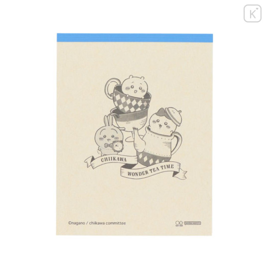 Japan Chiikawa Message Memo Pad - Chiikawa & Hachiware & Usagi : Wonder Tea Time - 2