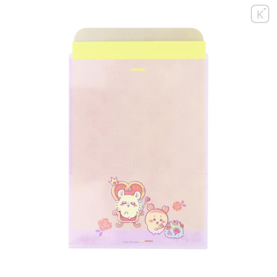 Japan Chiikawa A4 Pocket File - Furuhonya Kani-chan & Momonga : Wonder Tea Time - 3