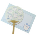 Japan Chiikawa Bamboo Fan Card Set - Hachiware - 1