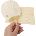 Japan Chiikawa Bamboo Fan Card Set - Usagi - 2