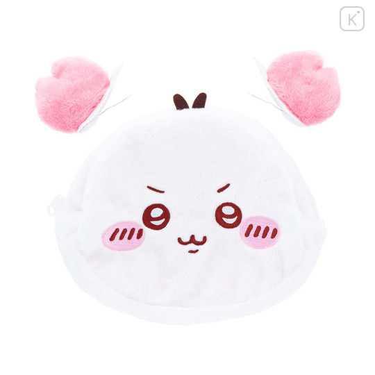 Japan Chiikawa Mini Pouch with Hair Clip - Chiikawa : Pretend Crab - 3