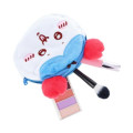 Japan Chiikawa Mini Pouch with Hair Clip - Hachiware : Pretend Crab - 5