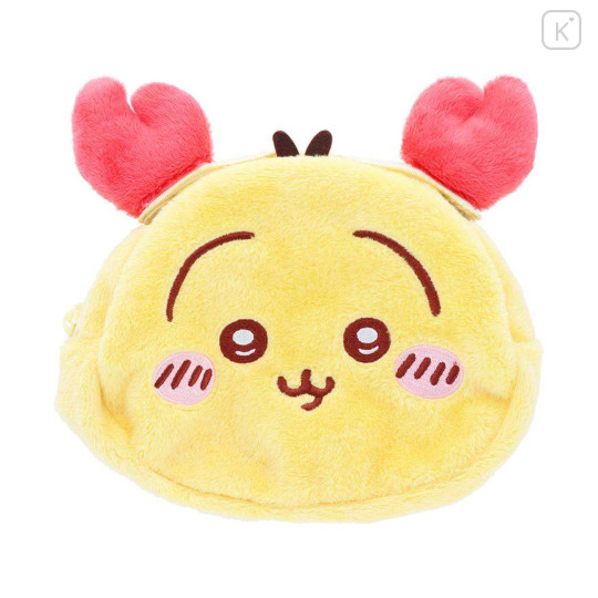 Japan Chiikawa Mini Pouch with Hair Clip - Usagi : Pretend Crab - 1