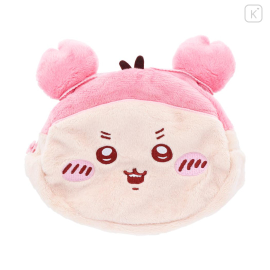 Japan Chiikawa Mini Pouch with Hair Clip - Furuhonya Kani-chan : Pretend Crab - 1