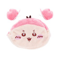 Japan Chiikawa Mini Pouch with Hair Clip - Furuhonya Kani-chan : Pretend Crab - 3