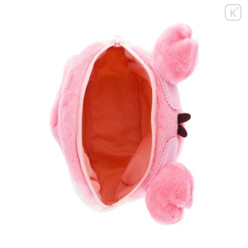 Japan Chiikawa Mini Pouch with Hair Clip - Furuhonya Kani-chan : Pretend Crab - 4