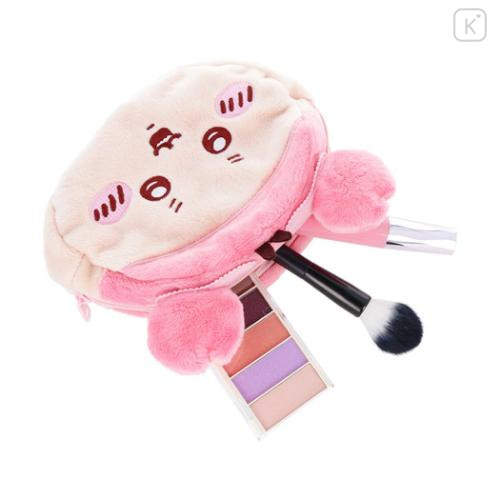 Japan Chiikawa Mini Pouch with Hair Clip - Furuhonya Kani-chan : Pretend Crab - 5