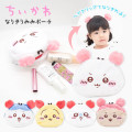 Japan Chiikawa Mini Pouch with Hair Clip - Furuhonya Kani-chan : Pretend Crab - 7
