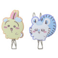 Japan Chiikawa Hanger Clip Set - Momonga & Usagi - 1
