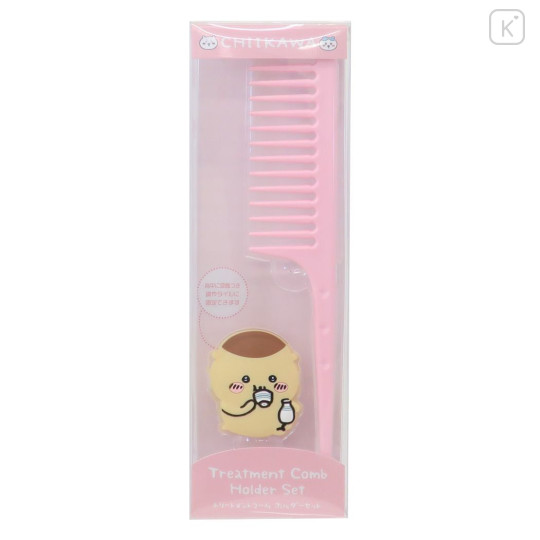 Japan Chiikawa Treatment Comb Holder Set - Kurimanju - 1