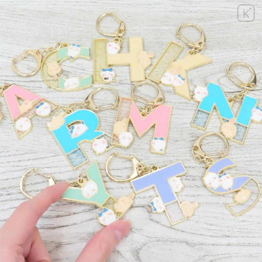Japan Chiikawa Alphabet Keychain - Chiikawa & Hachiware & Usagi : A - 2