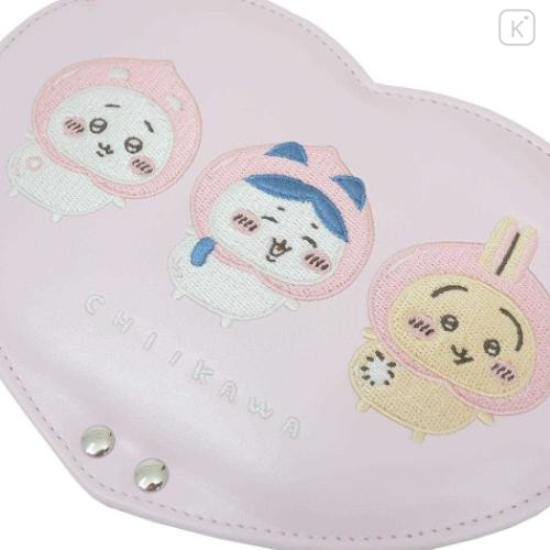 Japan Chiikawa Heart-shaped Fabric Mirror - Chiikawa & Hachiware & Usagi - 4