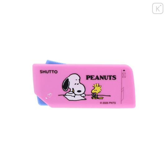 Japan Peanuts Shutto 2way Cutter - Snoopy & Woodstock - 3