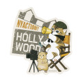 Japan Mofusand Large Vinyl Sticker - Mofumofu Journey Director Meow - 1