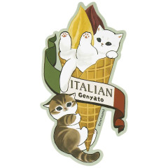 Japan Mofusand Large Vinyl Sticker - Mofumofu Journey Italian Gennato