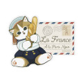 Japan Mofusand Large Vinyl Sticker - Mofumofu Journey A la Paris Meow - 1